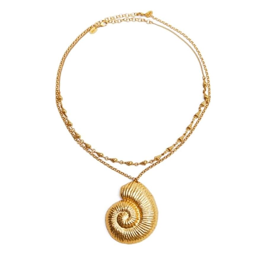 Amazon.co.jp: パンク巻貝ペンダントネックレス女性ガールズ